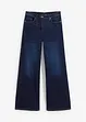 Wide-Leg-Jeans Mid Waist, Bequembund, bonprix