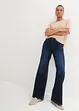 Wide-Leg-Jeans Mid Waist, Bequembund, bonprix