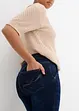 Jean boyfriend taille mi-haute et élastiquée, bonprix
