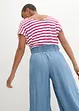 Jupe-culotte avec large empiècement ceinture élastiqué, bonprix