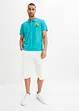 Bermuda long poches cargo en denim léger, coupe loose, bonprix
