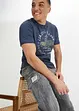 T-Shirt aus Bio-Baumwolle in Vintage Optik, John Baner JEANSWEAR