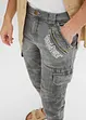 Jean 3/4 avec poches cargo, Loose Fit, John Baner JEANSWEAR