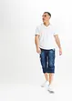 3/4-Jeans mit Cargotaschen, Loose Fit, John Baner JEANSWEAR