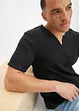 Rippshirt aus Bio-Baumwolle, Kurzarm, John Baner JEANSWEAR