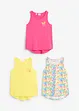 Lot de 3 tops fille en jersey de coton, bonprix