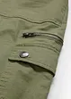 Cargo Jeans aus Baumwolle, Mid Waist, bonprix