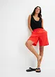 Short en lin mélangé avec taille élastiquée, bonprix