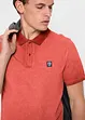 Piquè-Poloshirt in gewaschener Optik, Kurzarm, bonprix