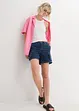 Short cargo en jean, taille normale, John Baner JEANSWEAR
