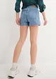 Jeansshorts, Mid Waist, gestreift, John Baner JEANSWEAR