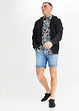 Long Jeans-Shorts mit Bequembund, Loose Fit, John Baner JEANSWEAR