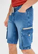 Long Jeans-Shorts mit Cargotaschen, Regular Fit, John Baner JEANSWEAR