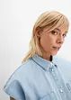 Chemisier en jean court et boxy, bonprix