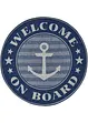 Tapis rond avec ancre, intérieur et extérieur, bpc living bonprix collection