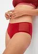 Panty mit Mesh und Bio-Baumwolle (4er Pack), bonprix