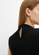 Top en viscose fluide avec détail froncé, bonprix