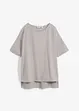 Oversize Baumwoll-T-Shirt mit Seitenschlitzen, bpc bonprix collection