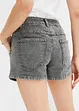 Short en jean avec empiècement à rivets, bonprix