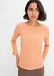 Langarmshirt aus leichtem Crêpe, bonprix