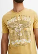 T-Shirt aus Bio-Baumwolle mit V-Ausschnitt, John Baner JEANSWEAR