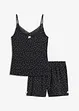 Pyjashort avec top à fines bretelles et dentelle, bonprix
