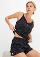 Pyjashort avec top à fines bretelles et dentelle, bonprix