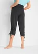 Capri-Hose mit Raffung aus Viskose-Mix, bonprix