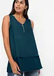 Top mit Zipper aus nachhaltige Viskose, bonprix