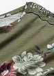Bedrucktes Shirt mit Spitze, bonprix