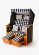 Fauteuil-cabine avec tissu à carreaux, bonprix
