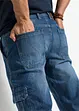 Jean cargo 3/4 Regular droit, bonprix