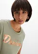 T-shirt long en viscose mélangée, bonprix