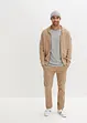 Regular Fit Chinohose mit Komfortbund und Gürtel, Straight, bonprix