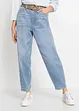 Barrel-Jeans, High Waist, Bio-Baumwolle, bonprix