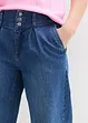Wide-Leg-Jeans High Waist, Bequembund, bonprix