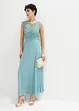 Robe longue avec empiècement dentelle, bonprix