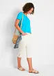 Shirt aus reiner Baumwolle, Kurzarm, bonprix