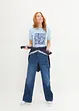 T-Shirt mit Blumendruck, bonprix