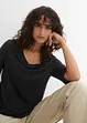 Longshirt aus softer Viskose, 2er-Pack, bonprix