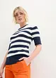 Gestreifter Feinstrickpullover, bonprix