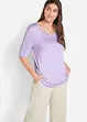 Lot de 2 t-shirts en viscose doux, bonprix