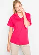 Lot de 5 T-shirts longs et amples à col V, bonprix