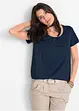 Shirt aus reiner Baumwolle, Kurzarm, bonprix