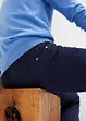 Pantalon droit taillé élastiquée 100% coton, Regular, bonprix