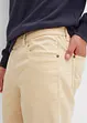 Pantalon droit taillé élastiquée 100% coton, Regular, bonprix