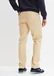 Pantalon droit taillé élastiquée 100% coton, Regular, bonprix