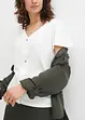 T-shirt boutonné, bonprix