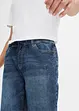 Leichte Jeans-Schlupf-Bermuda, Slim Fit, bonprix