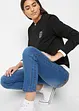 Jean skinny sculptant, taille moyenne, cropped, bonprix